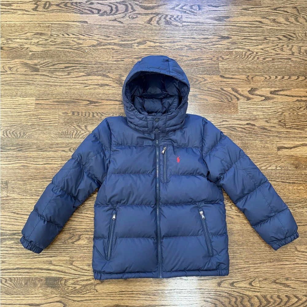 Polo Ralph Lauren 
Navy Hooded Puffer Jacket